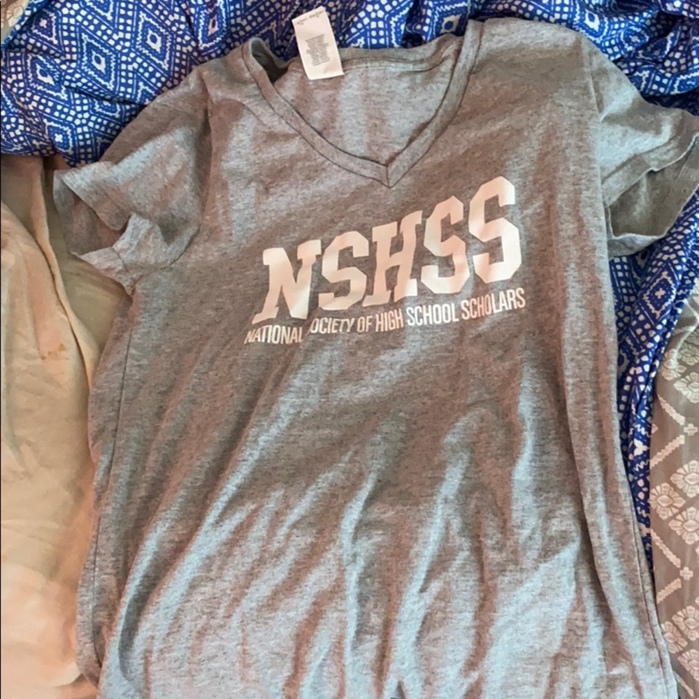 Grey V-Neck Shirt